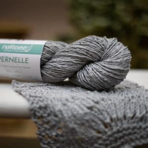 pernelle argentPernelle Argent, fil végétal à tricoter 100 % chanvre
