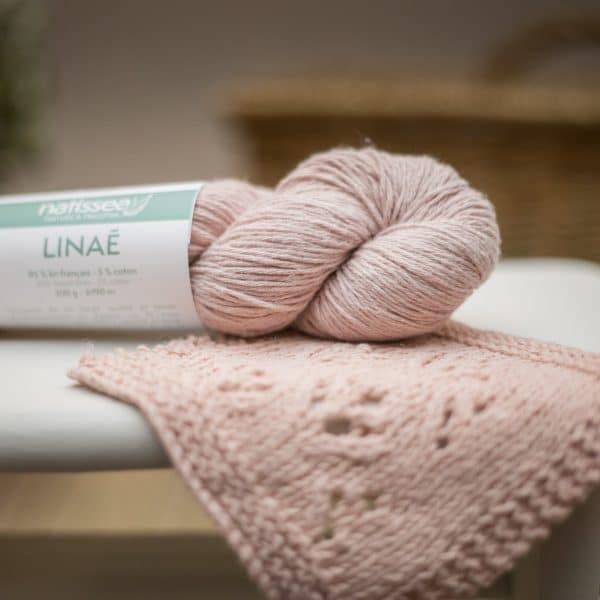 natissea 2023 produits fils lin francais a tricoter linae 011 quartz