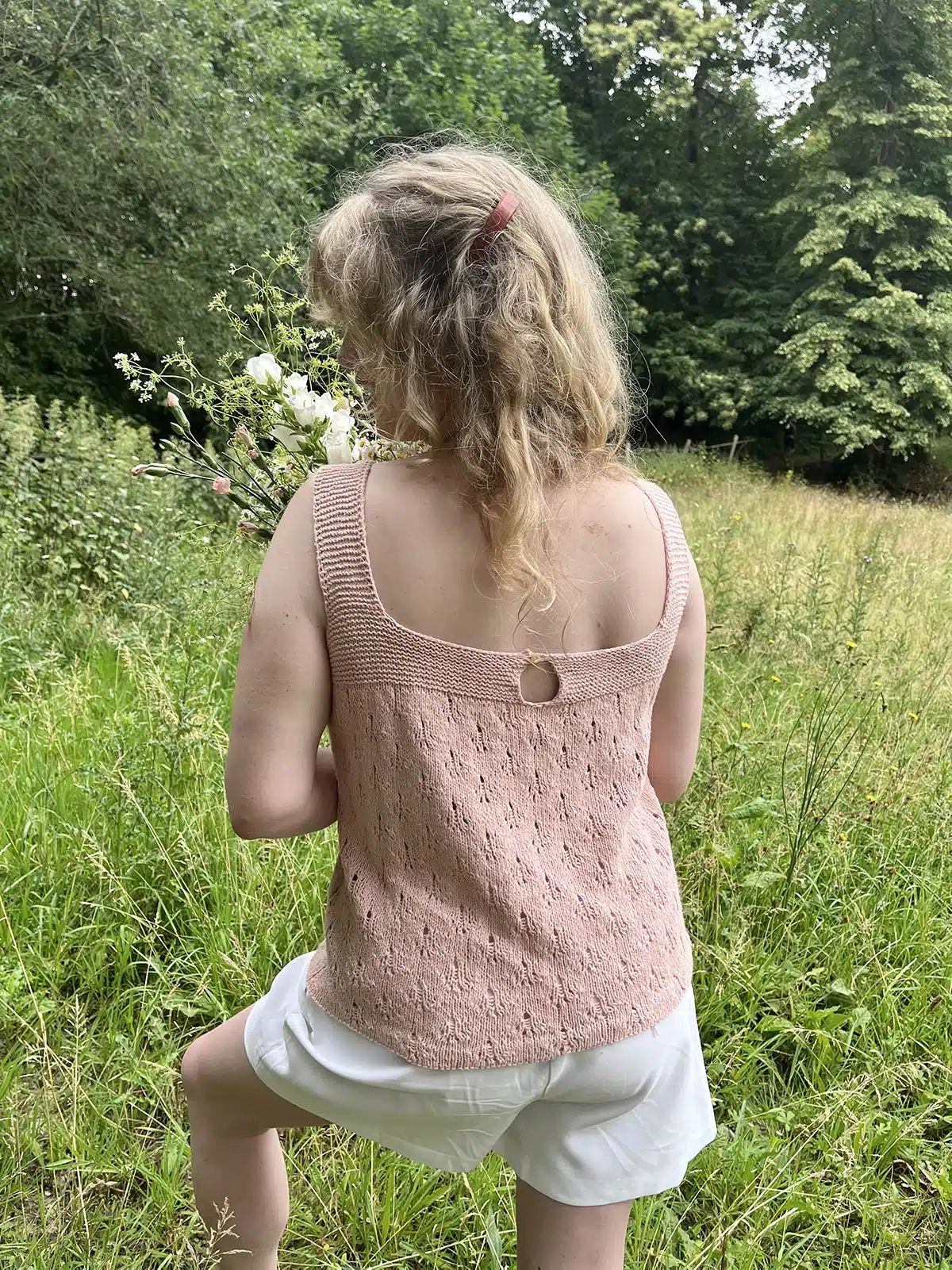 kit top fleurette par @tricotalicehammer