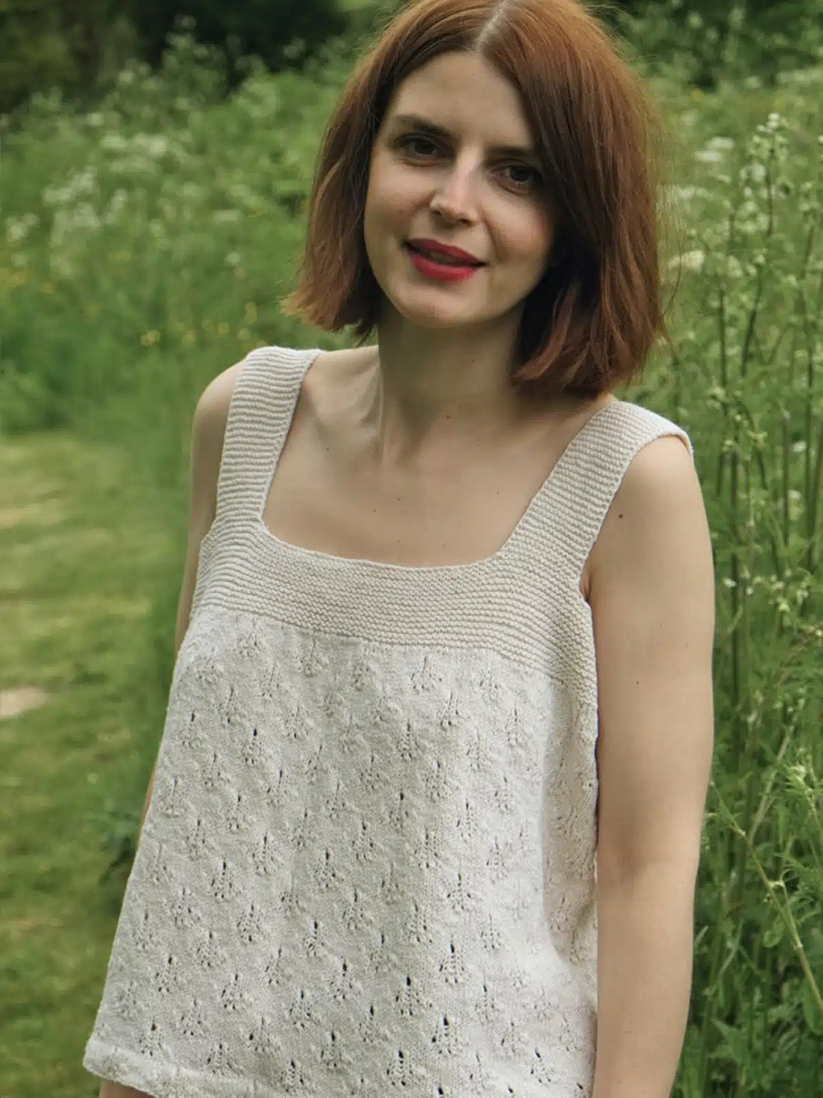 kit top fleurette par @tricotalicehammer