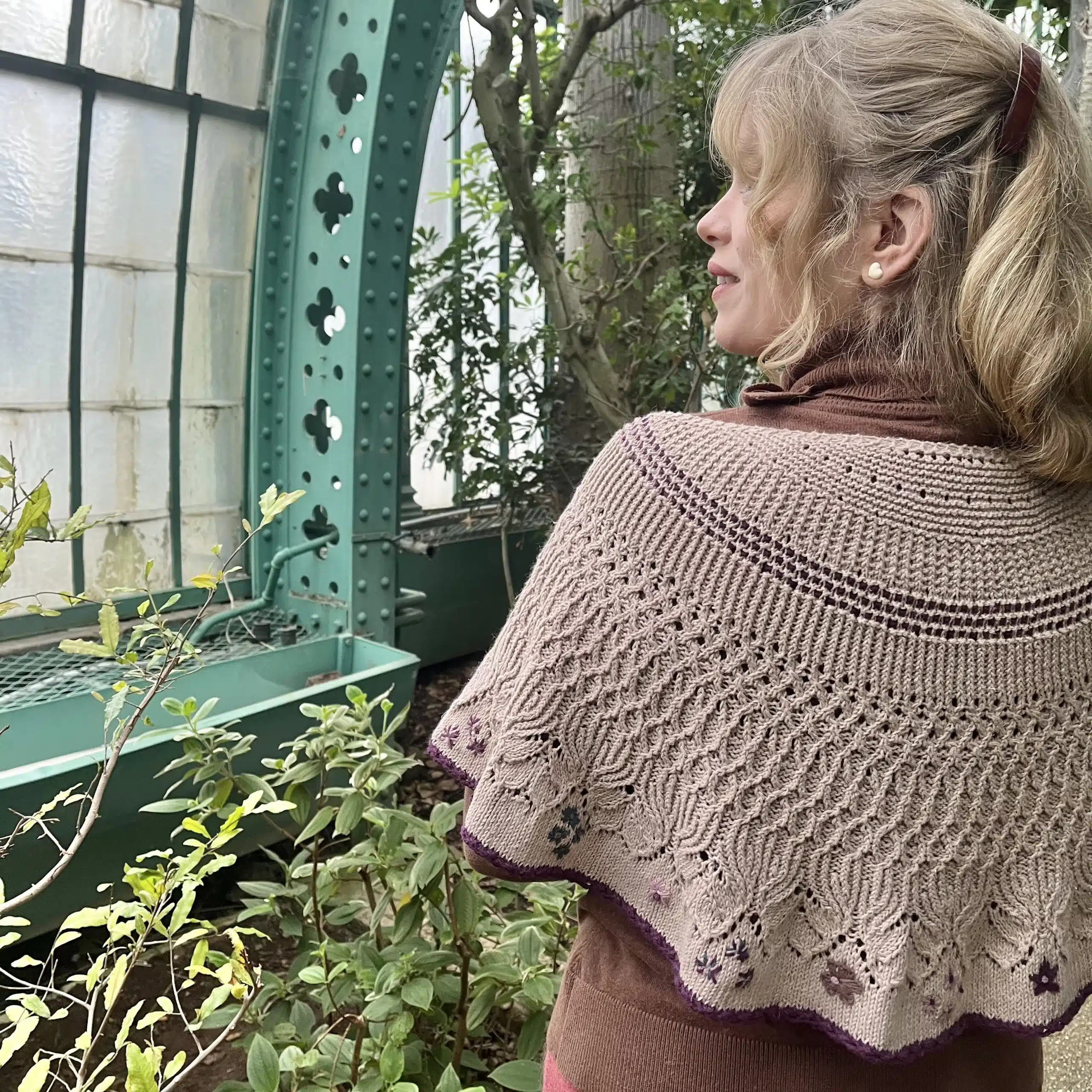 kit châle jardin d’hiver par @christallkdesigns
