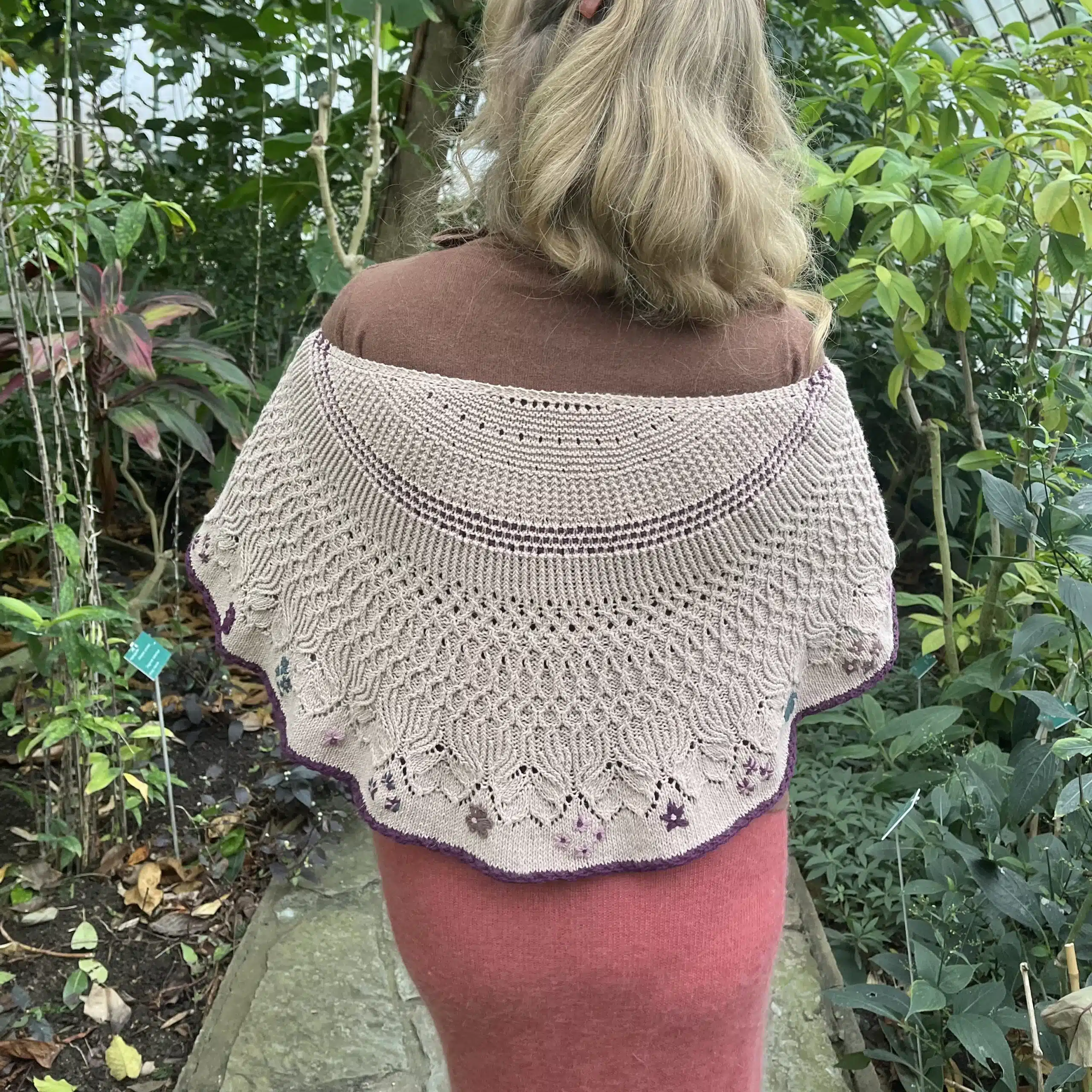 kit châle jardin d’hiver par @christallkdesigns