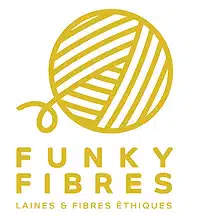 funky fibres logo brun clair transparent