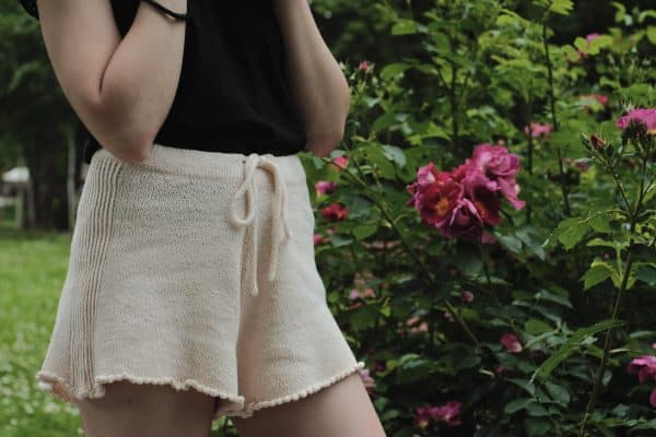 kit combi short zaho de @lilyandstich knit