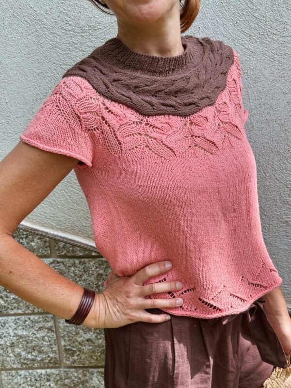 kit t shirt macarons par knitting for breakfast